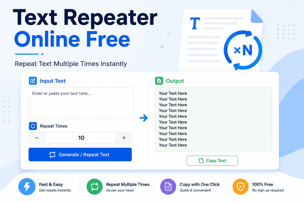 text repeater online free tool – DealMitra.in