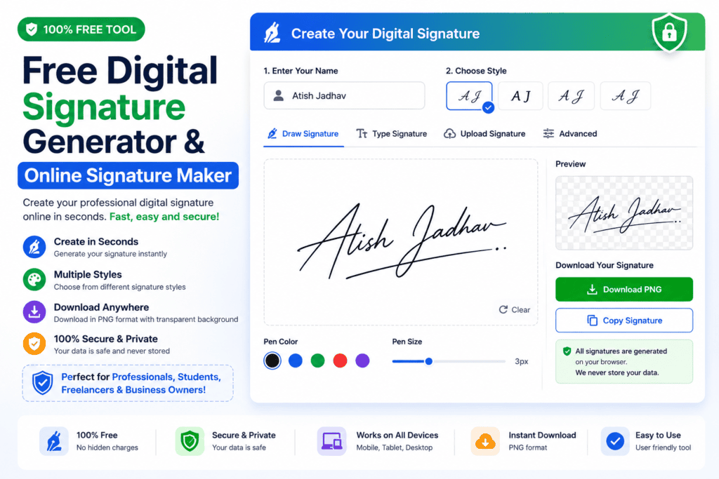 Digital Signature Generator