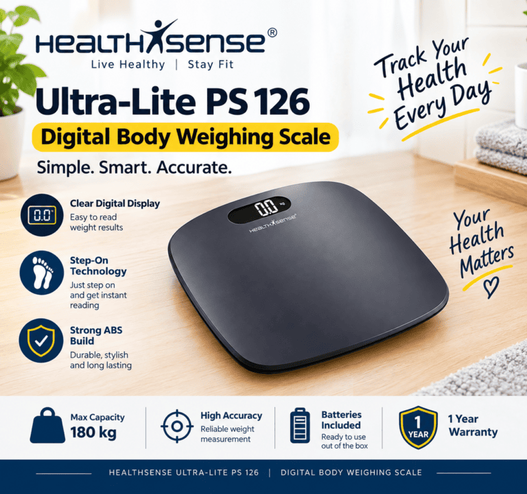 HealthSense Ultra-Lite PS 126 Review: Best Digital Weighing Scale in India